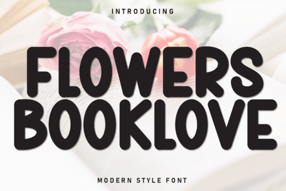 Flowers Booklove Font - Featured Image
