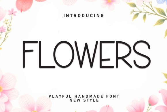 Flowers Font - Featured Image