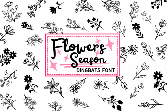 Flowers Season Font - Featured Image