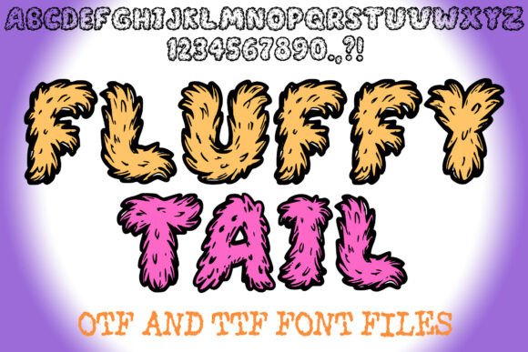Fluffy Tail Font - Featured Image