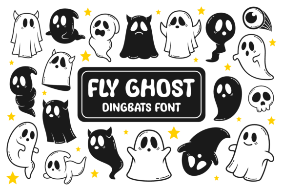 Fly Ghost Font - Featured Image
