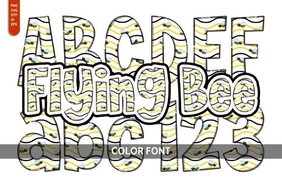 Flying Bee Font - Featured Image