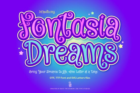 Fontasia Dreams Font - Featured Image