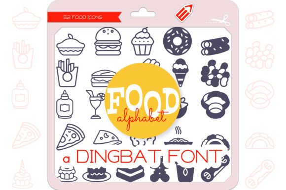 Food Alphabet Font - Featured Image