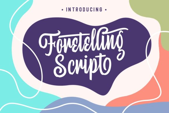 Foretelling Script Font - Featured Image