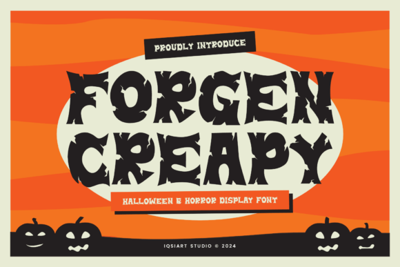 Forgen Creapy Font - Featured Image