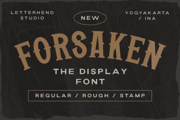 Forsaken Font - Featured Image
