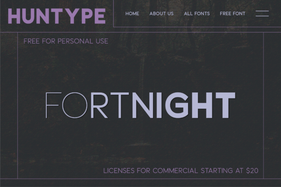 Fortnight Font - Featured Image