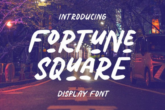 Fortune Square Font - Featured Image