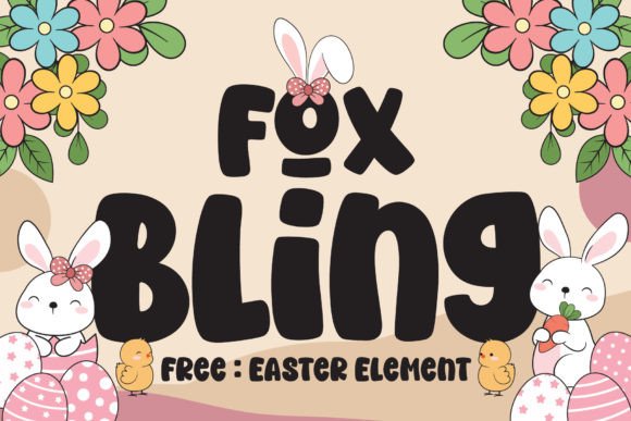 Fox Bling Font - Featured Image
