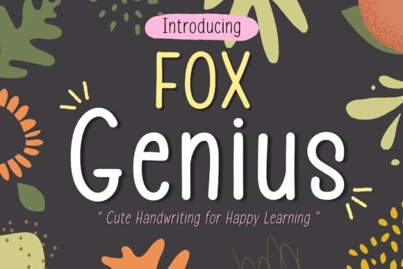 Fox Genius Font - Featured Image