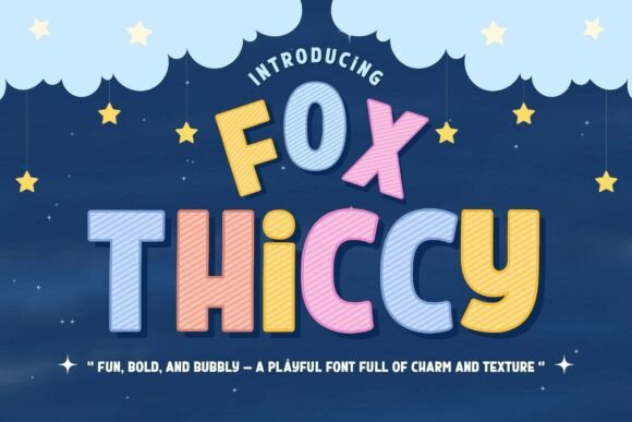 Fox Thiccy Font - Featured Image