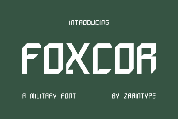 Foxcor Font - Featured Image
