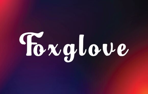 Foxglove Font - Featured Image