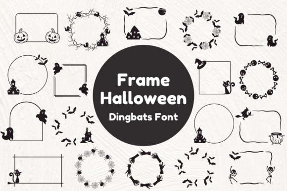 Frame Halloween Font - Featured Image