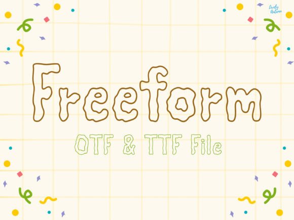 Freeform Font - Featured Image