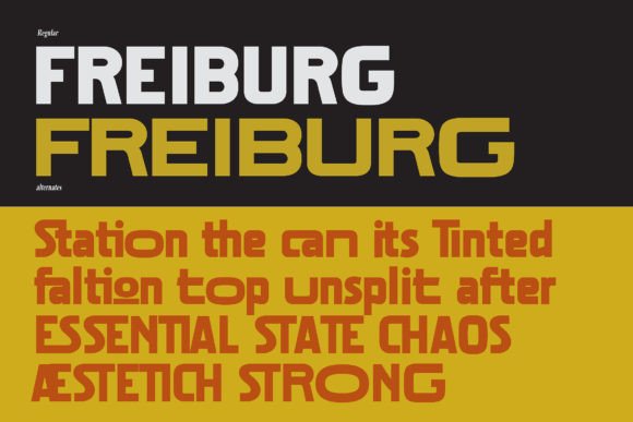 Freiburg Font - Featured Image