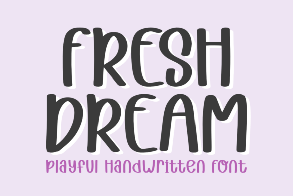 Fresh Dream Font - Featured Image