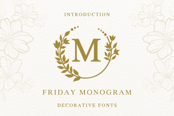 Friday Monogram Font - Featured Image