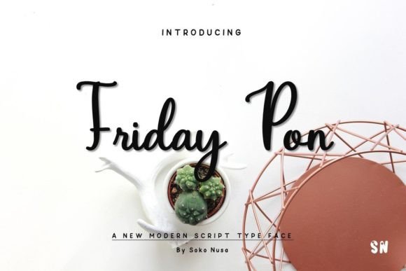 Friday Pon Font - Featured Image