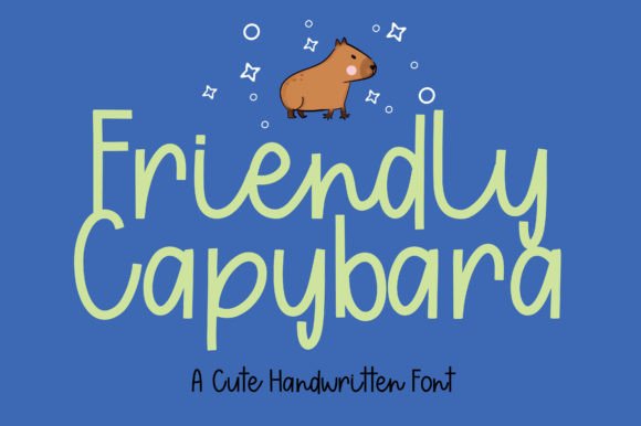 Friendly Capybara Font - Featured Image
