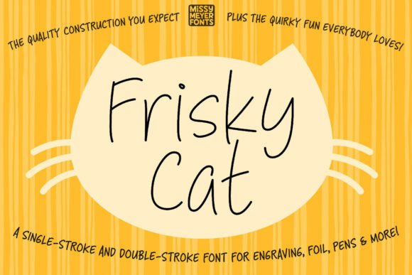 Frisky Cat Font - Featured Image