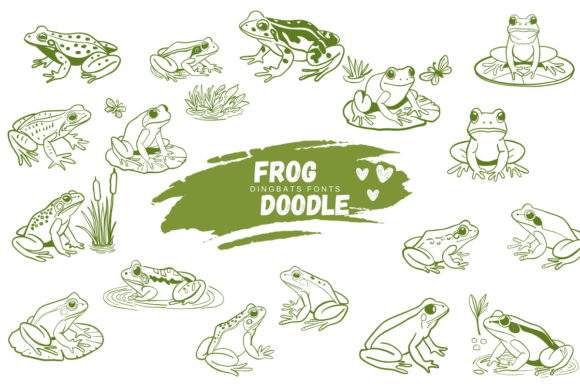 Frog Doodle Font - Featured Image