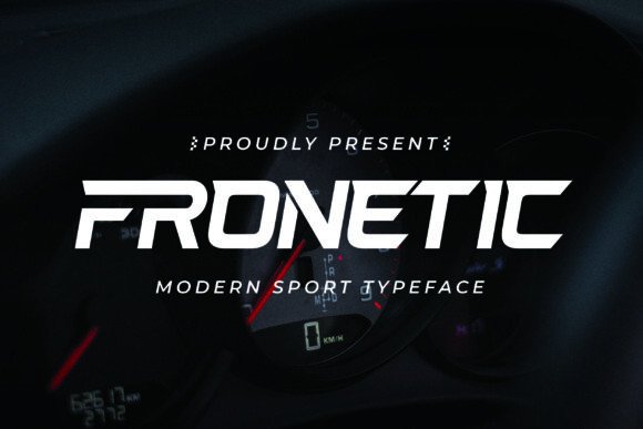 Fronetic Font - Featured Image