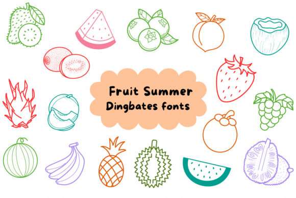 Fruit Summer Font - Featured Image