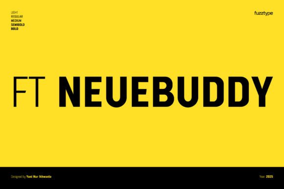 Ft Neue Buddy Font - Featured Image