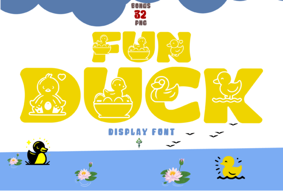 Fun Duck Font - Featured Image