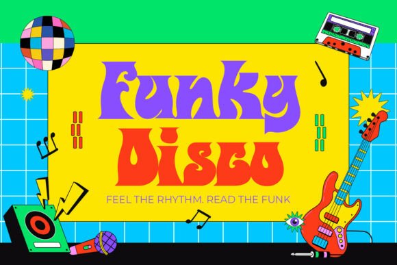 Funky Disco Font - Featured Image
