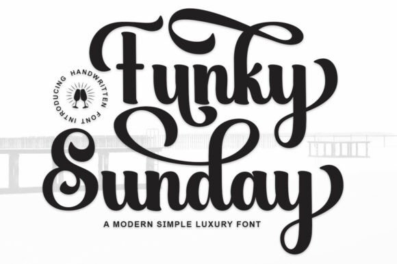 Funky Sunday Font - Featured Image