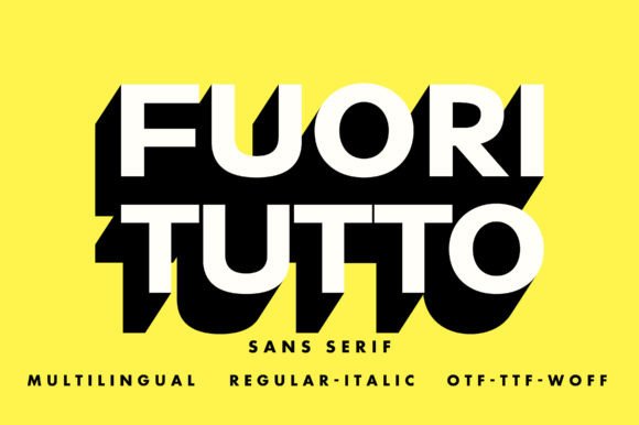 Fuori Tutto Font Font - Featured Image