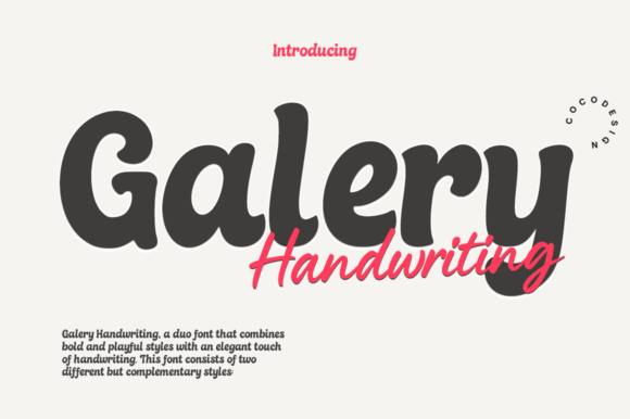 Galery Handwriting Font - Featured Image