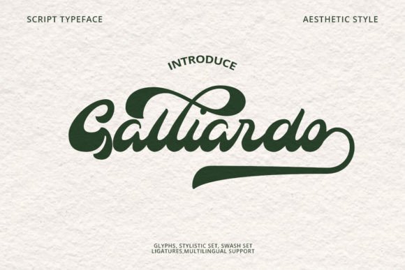 Galliardo Font - Featured Image