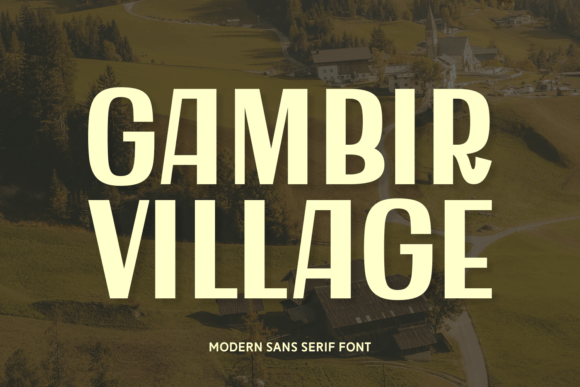 Gambir Village Font - Featured Image