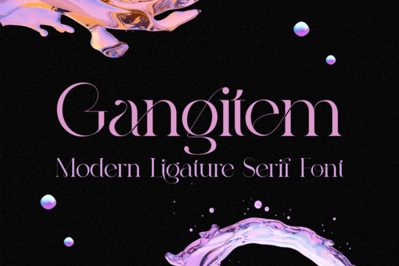 Gangitem Font - Featured Image