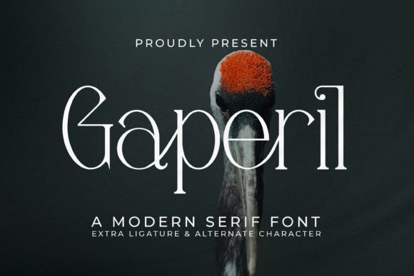 Gaperil Font - Featured Image