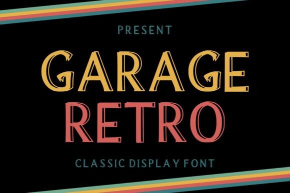 Garage Retro Font - Featured Image