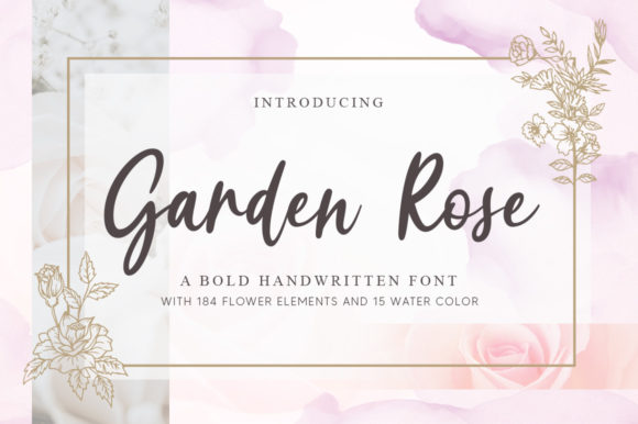 Garden Rose Font - Featured Image
