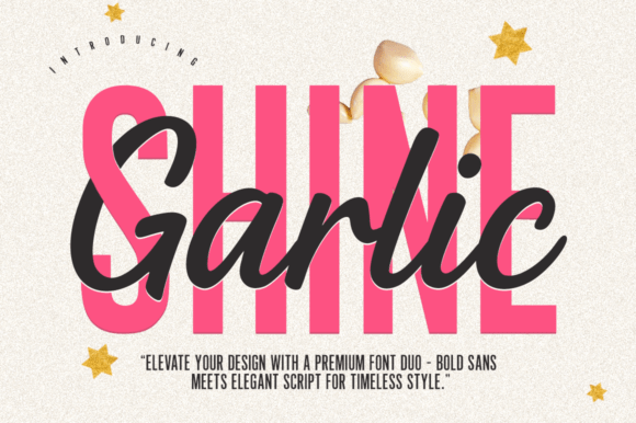 Garlic Shine Font - Featured Image