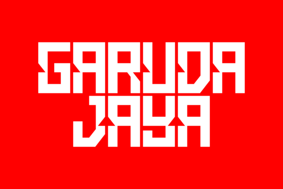Garuda Jaya Font - Featured Image