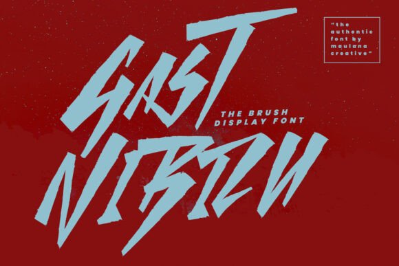 Gast Nibizu Font - Featured Image