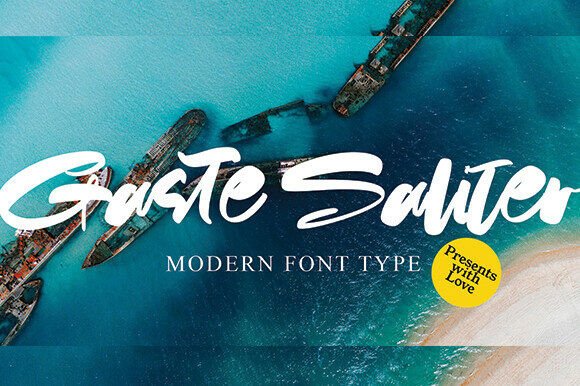 Gaste Saliter Font - Featured Image