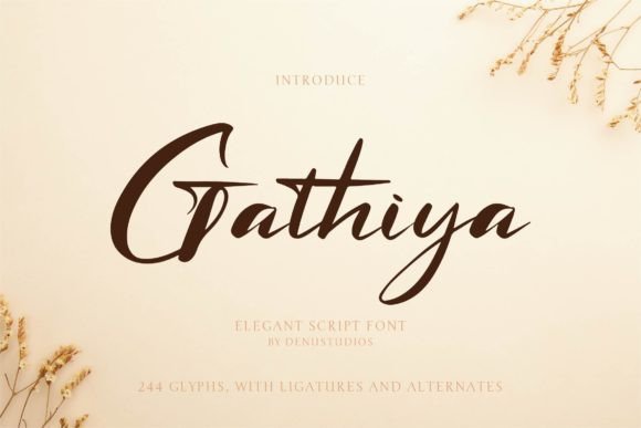 Gathiya Font - Featured Image