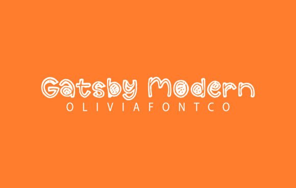 Gatsby Modern Font - Featured Image