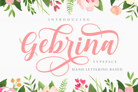 Gebrina Font - Featured Image