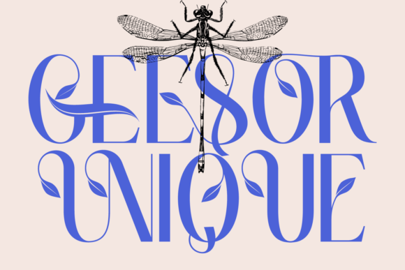 Geesor Unique Font - Featured Image