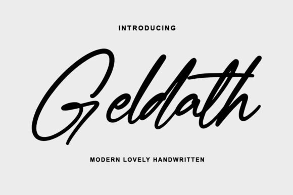 Geldath Font - Featured Image